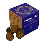 Soul Sticks Frankincense & Myrrh Smudge Bomb Incense, 5 Pieces with Ceramic Burner